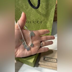 ✨NWT Gucci Sterling Silver Trademark Bracelet ✨